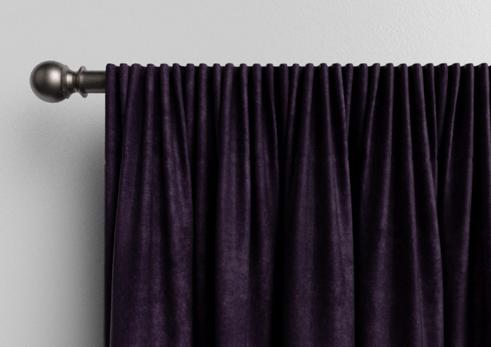 Faux Suede, Purple - Made to Measure Curtains - Image 9